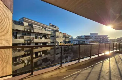 Cobertura com 4 dormitórios para alugar, 156 m² por r$ 5.975,00/mês - algodoal - cabo frio/rj