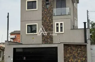 Sobrado novo 2 dorms com 3 vagas na vila alzira – santo andré | so0087