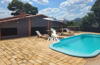 Chácara com 3 dormitórios à venda, 1000 m² por r$ 750.000 - chacara fernao dias - atibaia/sp