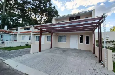 À venda: sobrado espaçoso e aconchegante em condominio fechado com 3 quartos e 2 vagas de garagem - residencial palu - braga - s.j. pinhais