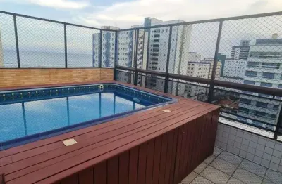 Cobertura com 3 dormitórios à venda, 136 m² por r$ 1.200.000 - guilhermina - praia grande/sp