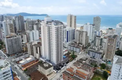 Apartamento com 2 dormitórios à venda, 80 m² por r$ 650.000 - aviação - praia grande/sp