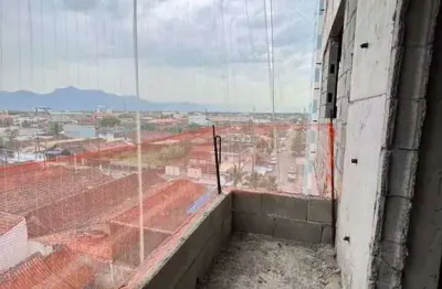 Apartamento com 1 quarto, balneário maracanã, praia grande - r$ 350 mil, cod: 1100