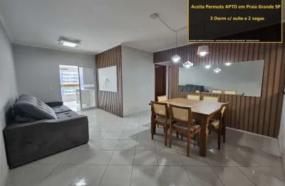 Apartamento com 3 quartos à venda na Avenida Presidente Castelo Branco, 4880, Aviação, Praia Grande