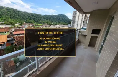 Apartamento com 3 dorms, canto do forte, praia grande - r$ 640 mil, cod: 6913