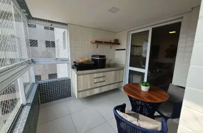 Apartamento com 2 dorms, guilhermina, praia grande - r$ 465 mil, cod: 7446