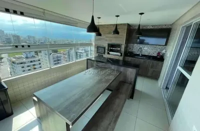 Cobertura com 4 dormitórios à venda, 370 m² por r$ 3.500.000,00 - vila guilhermina - praia grande/sp