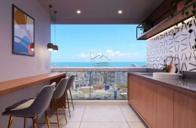 Apartamento com 2 quartos, guilhermina, praia grande - r$ 550 mil, cod: 1302