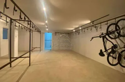 Apartamento com 1 dormitório à venda, 57 m² por r$ 375.000,00 - tupi - praia grande/sp