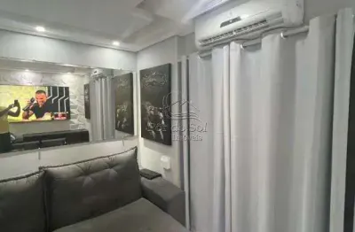 Apartamento com 2 dormitórios à venda, 50 m² por r$ 387.000 - vila assunção - praia grande/sp