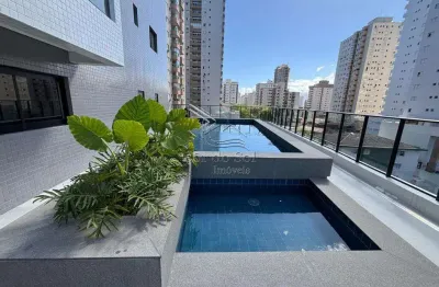 Apartamento com 2 dormitórios à venda, 80 m² por r$ 360.000,00 - aviação - praia grande/sp