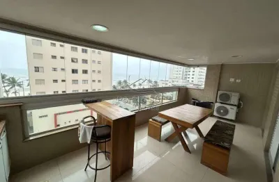 Apartamento 02 quartos no caiçara com vista pro mar, todo planejado e mobilado!