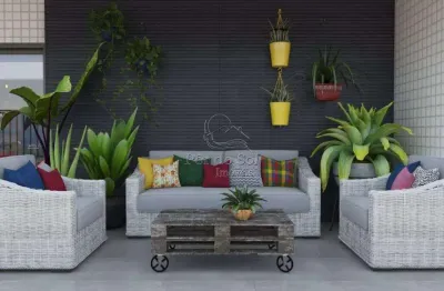 Apartamento residencial à venda, canto do forte, praia grande - ap0529.