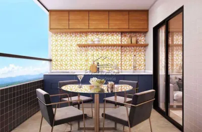 Apartamento residencial à venda, caiçara, praia grande - ap0579.