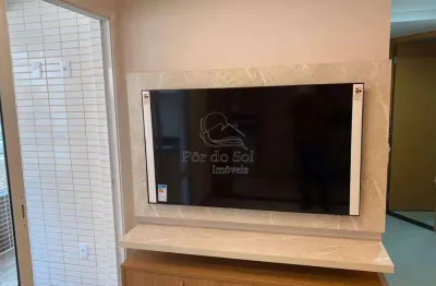 Apartamento residencial à venda, canto do forte, praia grande - ap0843.