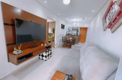 Apartamento com 2 dorms, boqueirão, praia grande - r$ 765 mil, cod: 6958