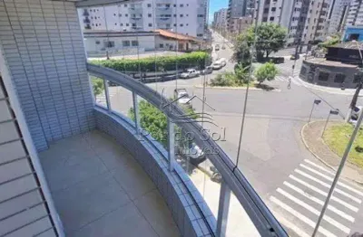 Apartamento com 2 dorms, guilhermina, praia grande - r$ 570 mil, cod: 7198