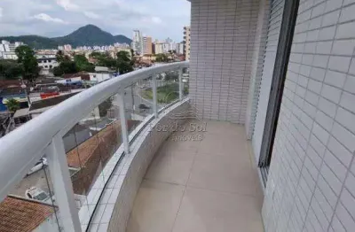 Apartamento com 2 quartos, guilhermina, praia grande - r$ 420 mil, cod: 7425