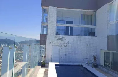 Cobertura residencial à venda, canto do forte, praia grande - co0010.