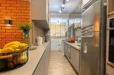 Maravilhoso Apartamento 2 Quartos no Tupi, Praia Grande - Frente Mar