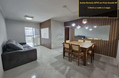 Apartamento com 3 quartos à venda na Avenida Presidente Castelo Branco, 4880, Aviação, Praia Grande