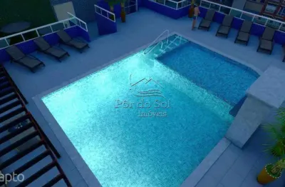 Apartamento com 1 quarto, Guilhermina, Praia Grande - R$ 354 mil, Cod: 3643