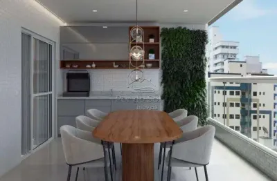 Apartamento com 3 dormitórios à venda, 115 m² por R$ 740.000 - Aviação - Praia Grande/SP