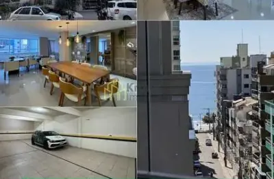 Apartamento à venda, meia praia, 4 suites, parcelamento direto em 100x