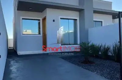 Casa com 2 quartos à venda na luiz santana marques, 671, nova descoberta, tijucas por r$ 309.900