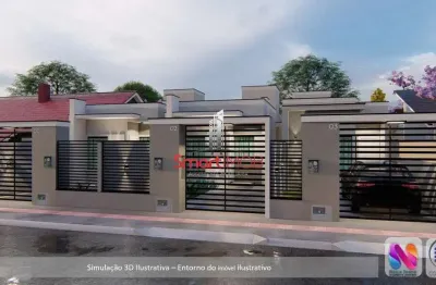 Casa com 2 quartos à venda na rua bernadina cim feller, 1, joaia, tijucas por r$ 410.000