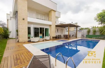 Casa com 4 dormitórios à venda, 551 m² por r$ 4.980.000,00 - alphaville graciosa - pinhais/pr