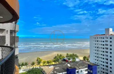 Apartamento de 04 dormitórios com sacada gourmet, vista mar e lazer completo