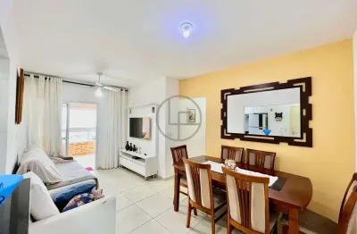 Apartamento com sacada gourmet com vista mar e lazer completo