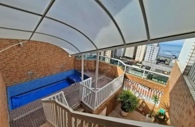 Cobertura duplex com vista mar a 200 metros da praia