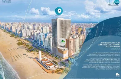 Flat com 1 quarto à venda na Avenida Presidente Castelo Branco, 6294, Tupi, Praia Grande