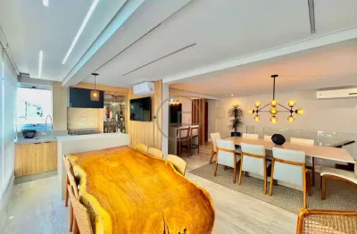 Apartamento duplex mobiliado de alto padrão com lazer completo