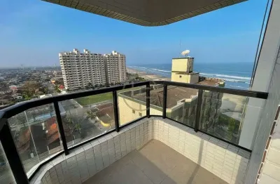 Apartamento com vista mar sendo prédio frente mar com lazer completo