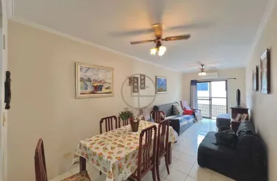 Apartamento a 200 metros da praia com sacada vista mar e lazer