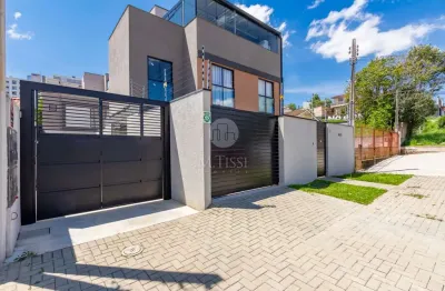 Casa em condomínio fechado com 3 quartos à venda na rua leon tolstoi, 448, lindóia, curitiba, 147 m2 por r$ 679.000
