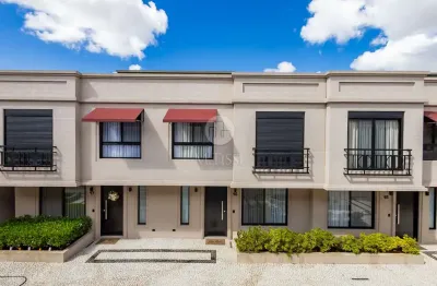 Casa em condomínio fechado com 3 quartos à venda na rua raphael papa, 1.014, jardim social, curitiba, 157 m2 por r$ 1.690.000