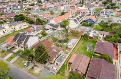 Terreno à venda na rua francisco lourenço johnscher, 108, boqueirão, curitiba, 770 m2 por r$ 1.390.000
