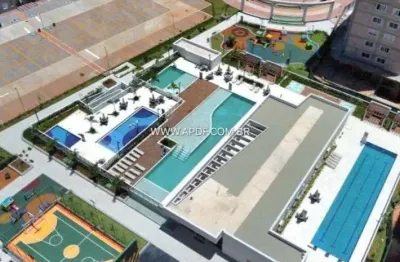 Apartamento 3 quartos para venda em brasília, norte (águas claras), 3 dormitórios, 1 suíte, 2 banheiros, 2 vagas