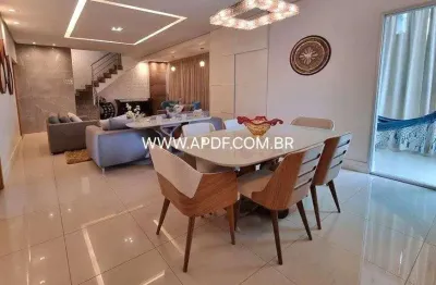 Cobertura para venda em brasília, norte (águas claras), 5 dormitórios, 5 suítes, 6 banheiros, 3 vagas