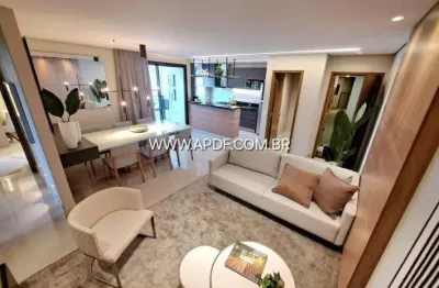 Apartamento 3 quartos para venda em brasília, sul (águas claras), 3 dormitórios, 3 suítes, 4 banheiros, 1 vaga