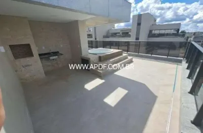 Cobertura para venda em brasília, setor noroeste, 2 dormitórios, 1 suíte, 3 banheiros, 3 vagas