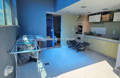 Cobertura para venda em brasília, sul (águas claras), 3 dormitórios, 2 suítes, 4 banheiros, 2 vagas