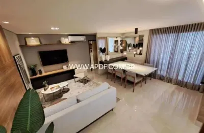 Apartamento 3 quartos para venda em brasília, sul (águas claras), 3 dormitórios, 3 suítes, 4 banheiros, 2 vagas