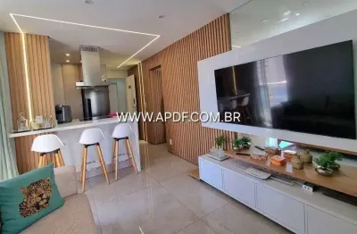 Apartamento 1 quarto para venda em brasília, norte (águas claras), 1 dormitório, 1 suíte, 1 vaga