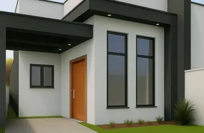 Excelentes casas no bairro guarani em colombo, com 2 quartos e 1 suite