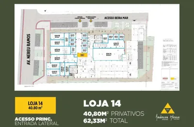 Sala comercial à venda na avenida nereu ramos, itacolomi, balneário piçarras por r$ 720.100